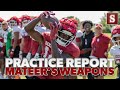 Practice Report: John Mateer talks offensive weapons and his role in shaping the offensive line