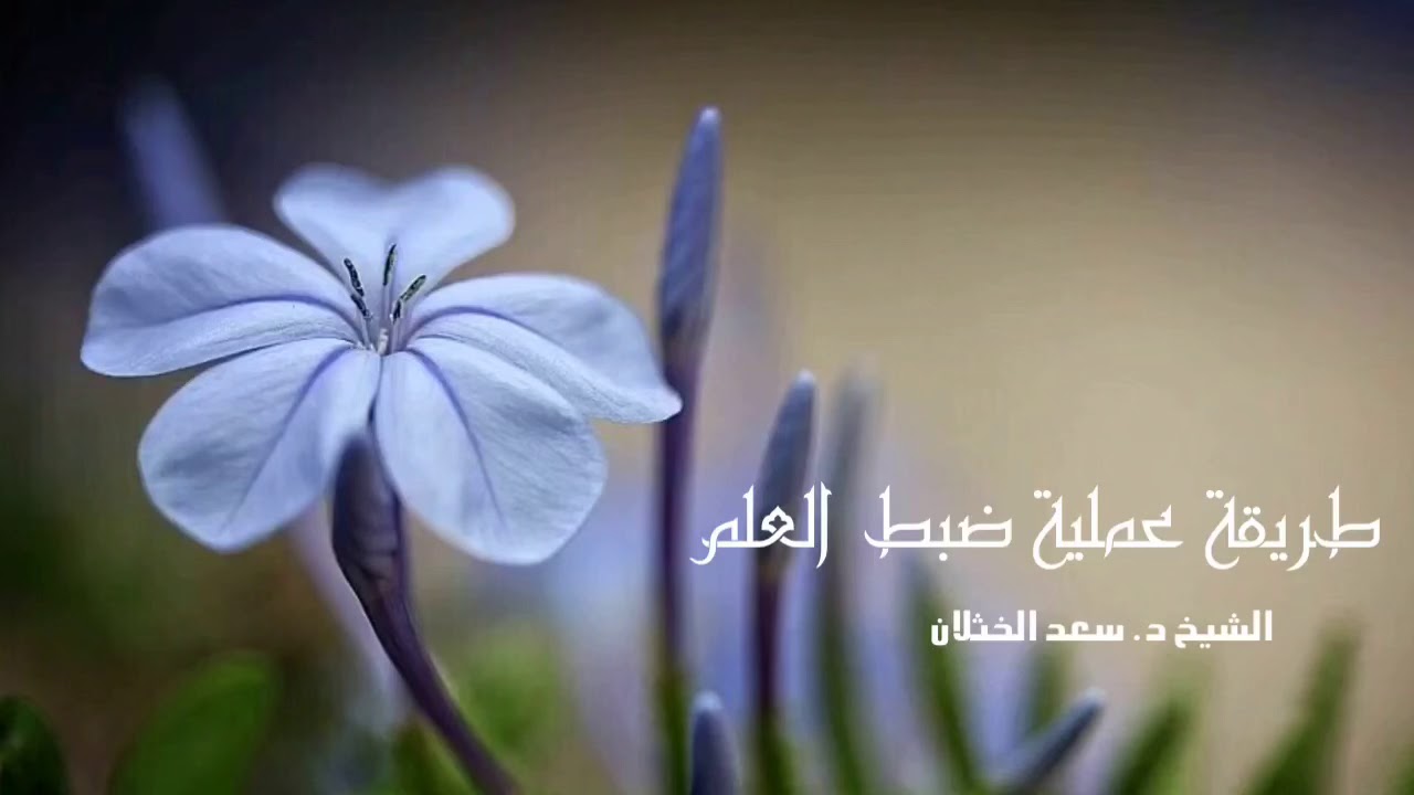 طريقة عملية ضبط العلم | الشيخ د. سعد الخثلان