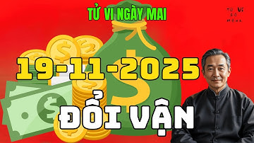 🔮 BẤT NGỜ Tử Vi 19/11/2025: 3 Con Giáp VẬN ĐỔI XOAY – TIỀN BẠC VỀ NHƯ NƯỚC