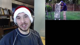 Charmx Reupload That Was Hot - Reacting To Red Hot Cannonball Vs Styrofoam Tower