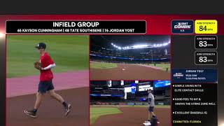 Jordan Yost Takes Infield Reps at 2025 MLB Draft Combine! Jordan Yost Takes Batting Practice At 2025 Mlb Draft Combine