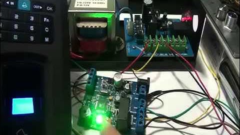 Anviz SC011   Подключение контроллера к терминалу по Wiegand