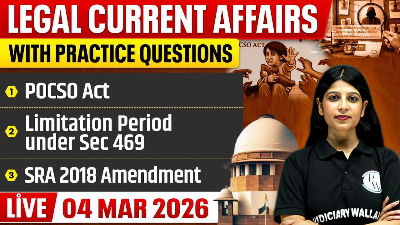 Legal Current Affairs Today | 4 March 2026 | Top Legal News | Judiciary/APO/APP |Judiciary By PW
