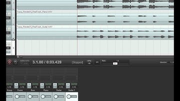 Reaper, Basic Track setup and importing BIAB files