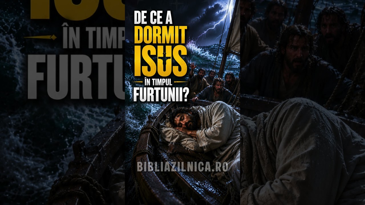 De ce a dormit Isus în timpul furtunii? Nu-I păsa că ucenicii se temeau? - Întrebări biblice