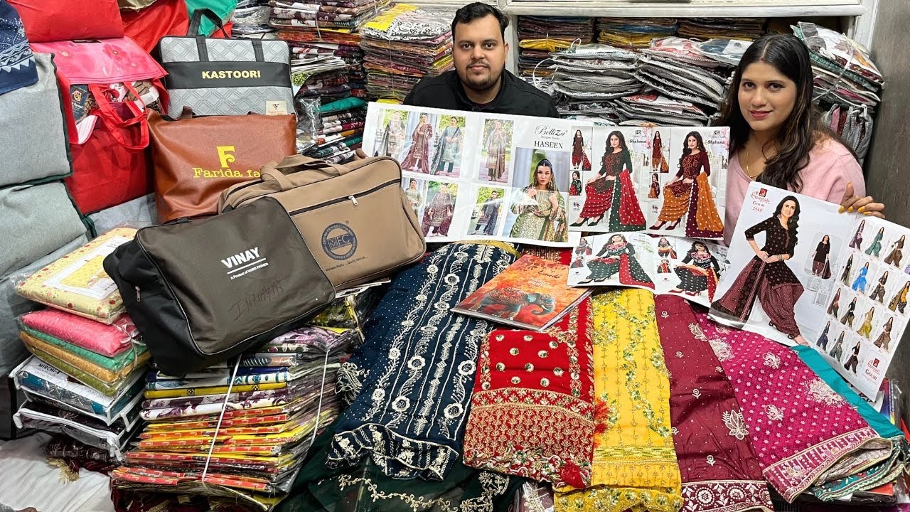 Kolkata Barabazar unstitched salwar suit/ dress material wholesale price | Shivam Cloth Stores