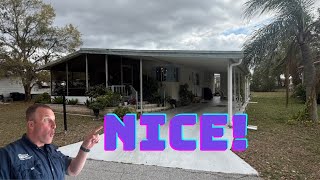 VERY NICE Sarasota Florida Doublewide Mobile Home In Resort Community (The Winds Of St. Armand’s)!