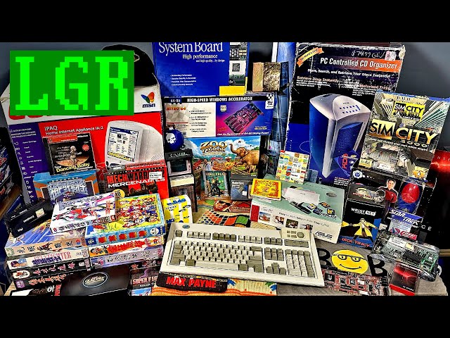 Opening Lots of Retro Tech Oddities & LGR Mail! March 2024 class=