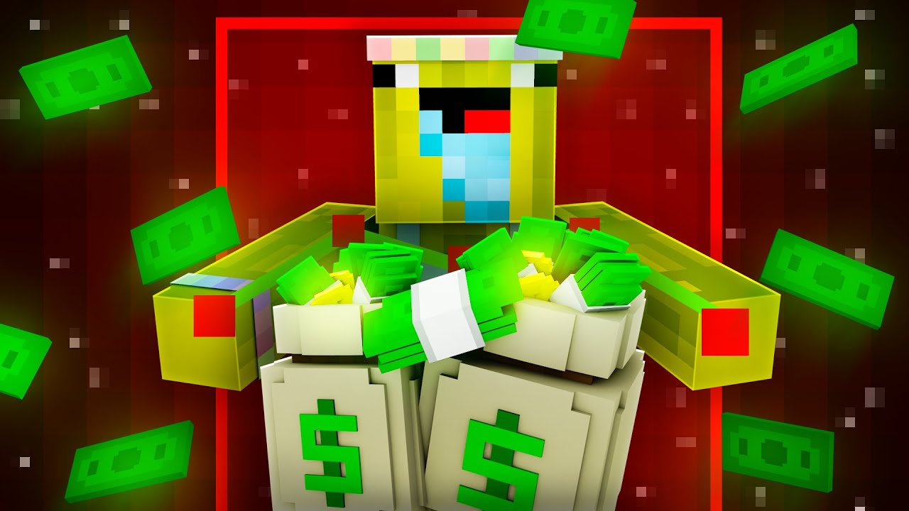 JAK CHEATUJĄC ZAROBIŁEM NIELEGALNIE 1000 ZŁOTY W MINECRAFT ❓