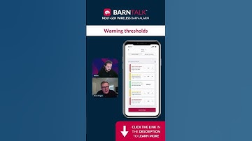👀 See how to customize alarm thresholds with BarnTalk #Shorts