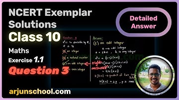 Class 10 Maths Exercise 1.1 Question 3 | Real Numbers | NCERT Exemplar Solution Explained