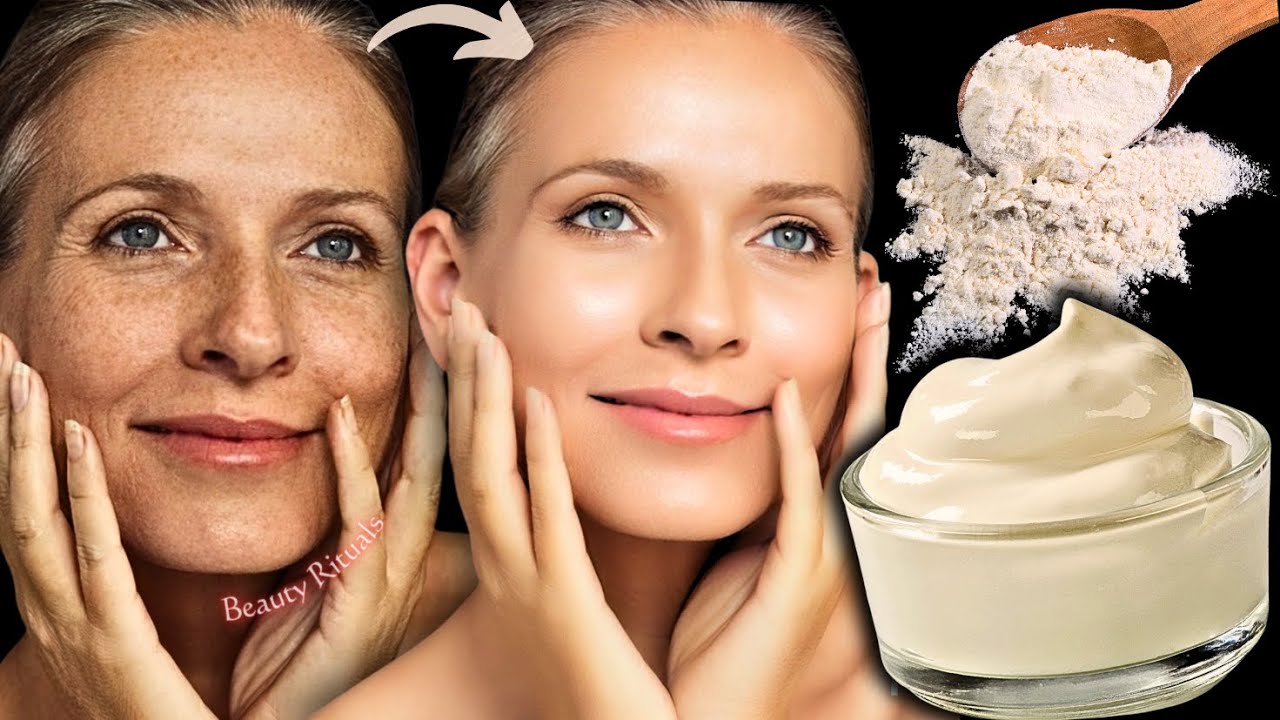 Banana Peel and Cornstarch Erase all the wrinkles on Your Face! 100