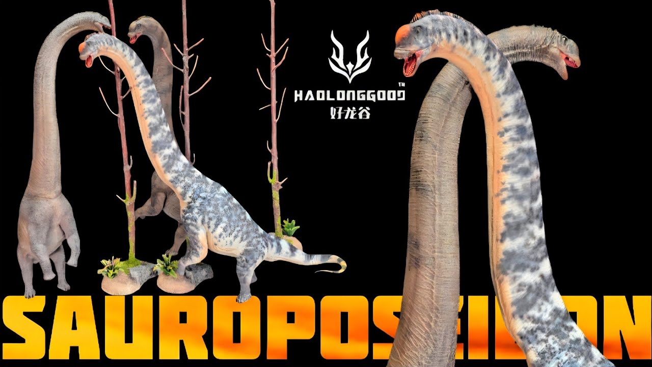 ГИГАНТСКИЙ ЗАУРОПОСЕЙДОН! Обзор модели Зауропосейдона от Haolonggood в масштабе 