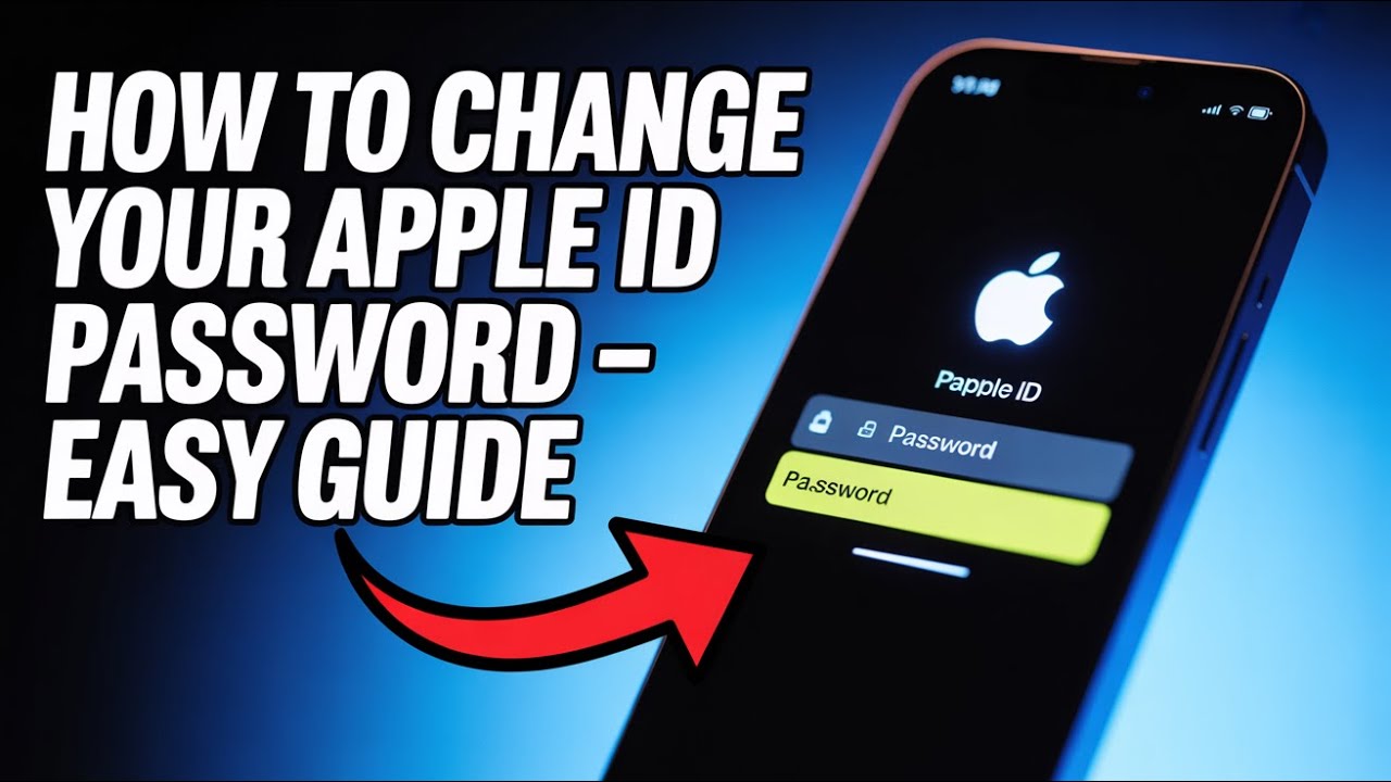 How to Change Your Apple ID Password – Easy Guide - YouTube
