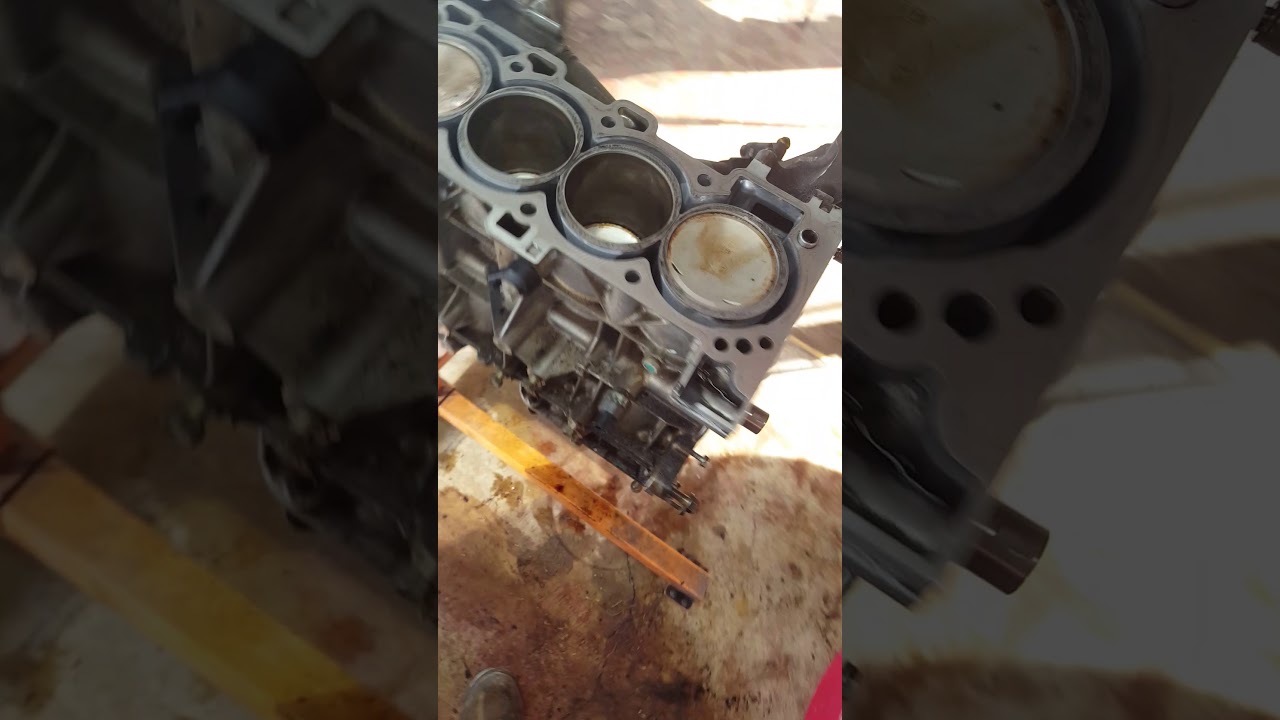 Engine rebuild on a 2003 Nissan Altima 2.5 - YouTube