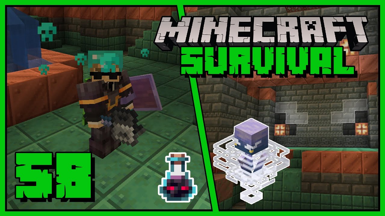 Minecraft 1.21 - komnaty próby, zły omen i buzdygan (mam go w końcu!) | Survival i Poradnik #58