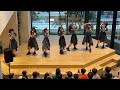 22/7(ナナブンノニジュウニ) 17thシングル リリース記念イベント 第2部 ミニライブ@COCONO SUSUKINO 3F 屋内広場