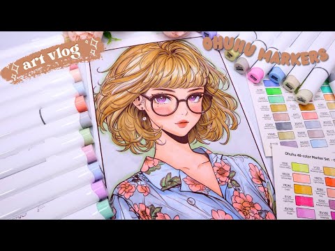 cozy art vlog