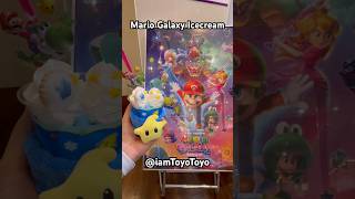 ⭐️ Super Mario Galaxy Icecream at Baskin Robbins have special Luma gifts! #supermario #japan #cute
