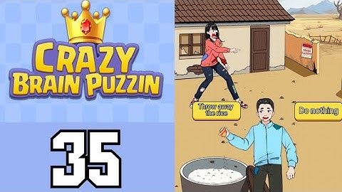 Crazy Brain Puzzle Level 35 Toxic Rice | Game Walkthrough