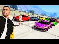 GTA 5 - LUXURY SUPER CAR Street RACE! (100+ CARS)