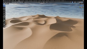 3 Ways to Create a Realistic / Stylized Desert Landscape in Blender | Method 1 Using A.N.T.