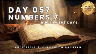 DAY 57 | NUMBERS 7 (Chronological Bible Plan) — Dedication of the Altar  (Biblical Hebrew Cards)