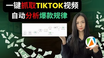 一秒抓取1000条TikTok视频掌握爆款规律：全自动抓取分析+生成内容策略报告实操教学【Apify+N8N实操】