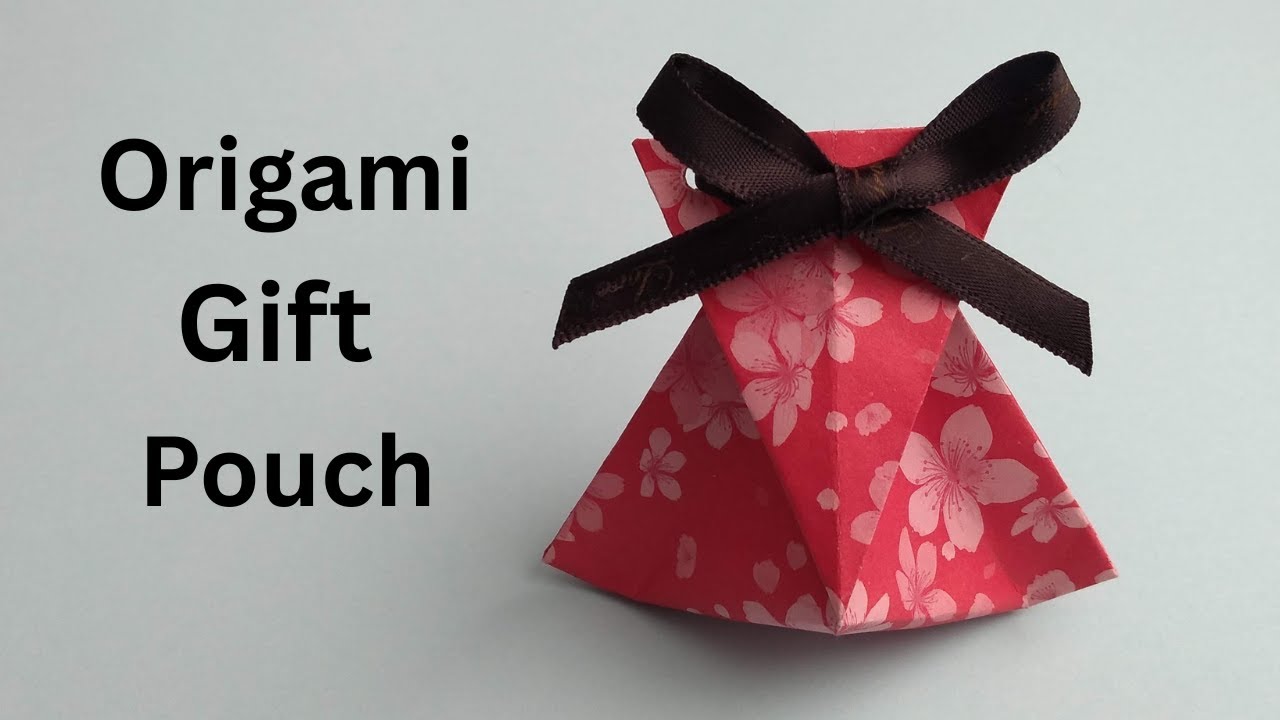 Origami Gift Bag / How to Make Gift Bag/Pouch out of Paper - YouTube