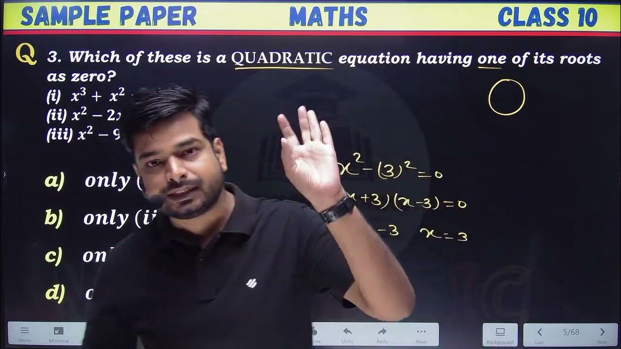Class 10 Maths Oswaal Sample Paper 2 Solutions CLASS 10 BOARD EXAM