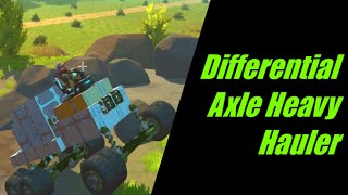 Scrap Mechanic - Differential Axle Steering Heavy Hauler