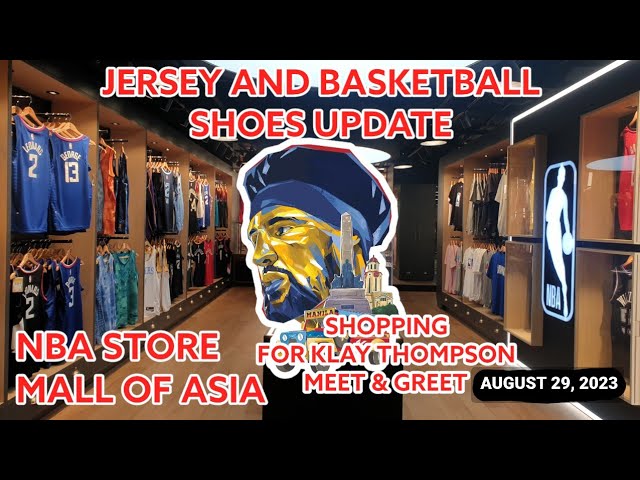 BAGONG BUKAS NA NBA STORE SA SM MEGAMALL