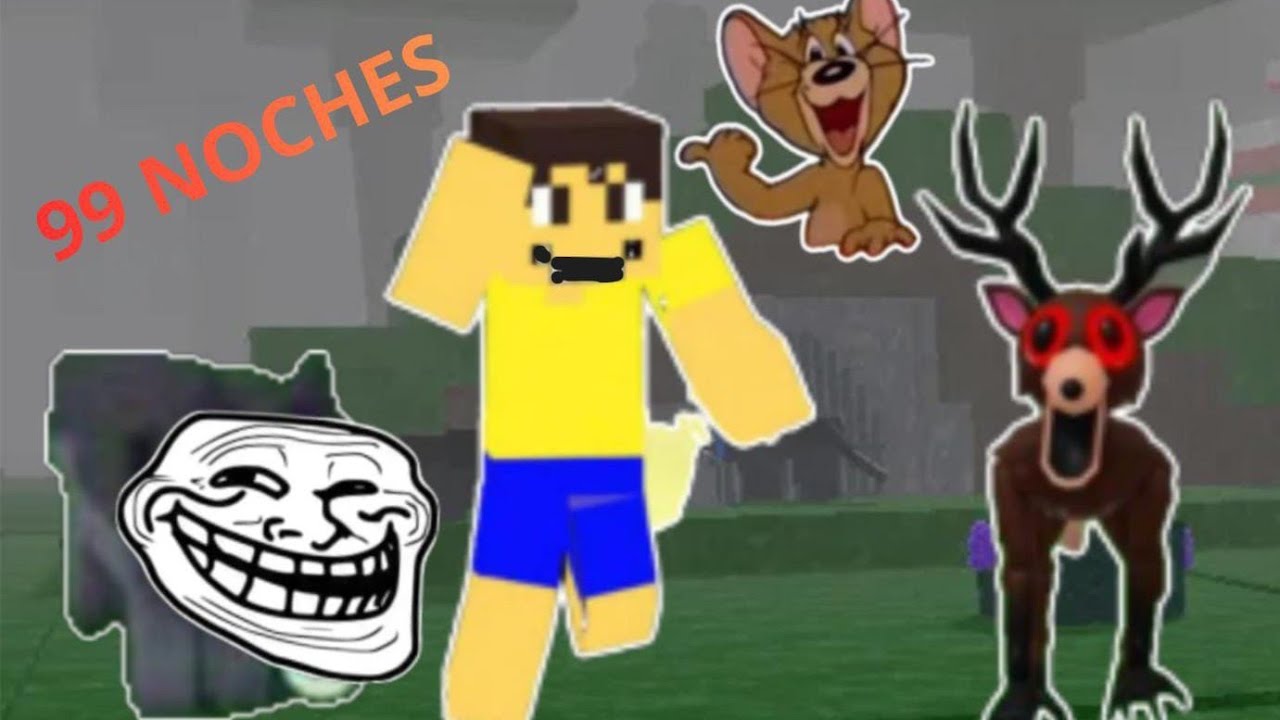 Asi no queria morir, la muerte mas absurda en este juego (99 noches en el bosque,roblox)