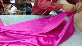 Satin Petticoat A Line Cutting