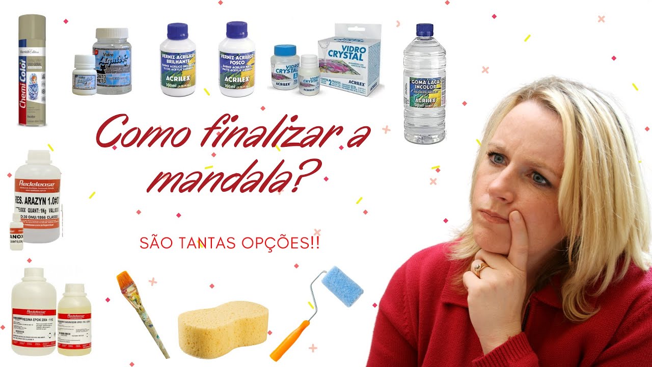 Tipos de acabamentos | Produtos para finalizar a mandala | SET Arte
