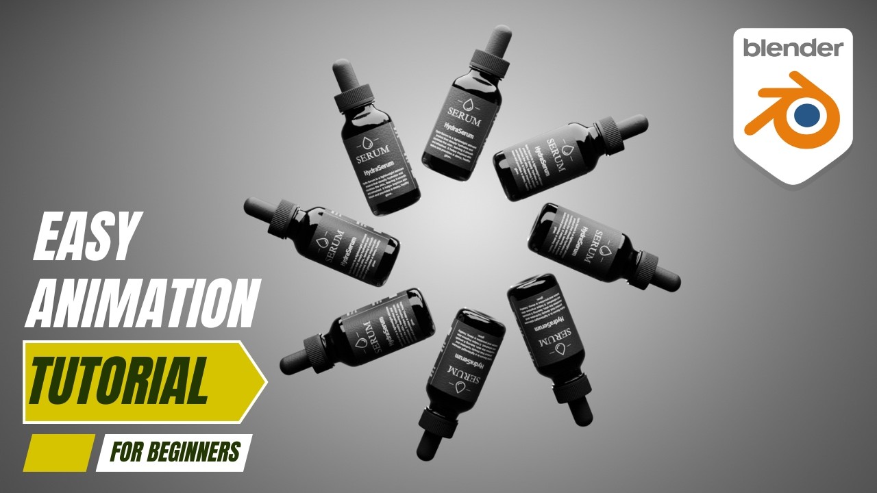 Blender Product Animation Tutorial for Beginners | Easy Minimal Animation