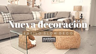 🍂 NUEVA DECORACIÓN DEL SALÓN SLOW DECO | MAISONS DU MONDE