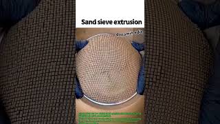 Sand sieve extrusion #worker #process #machinery #industry #production #asmr #sand #satisfying