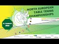 Šiaurės Europos šalių stalo teniso čempionatas (I diena)