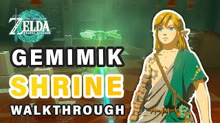 How To Do Gemimik Shrine Walkthrough Zelda Tears Of The Kingdom