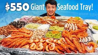 $550 MONSTER SIZE Mexican Seafood Tray in Chicago | BIGGEST SEAFOOD MEAL EVER!