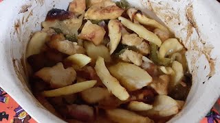Spiced Apple Maple Bacon Chicken @debbieskitchen2