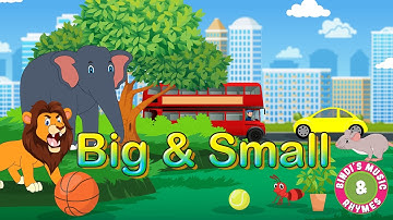 Big & Small | Preschool Concepts | Educational Rhymes for kids | Bindi