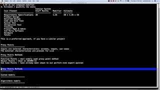 Estimating Effort - Part II
