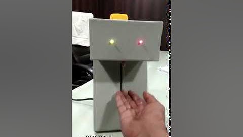 Automatic Sanitizer   Operational Video