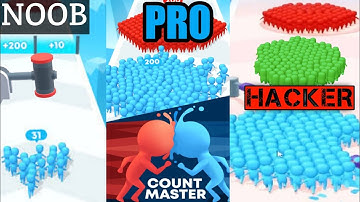 NOOB vs PRO vs Hacker | COUNT MASTERS Epic Gameplay OF All Levels