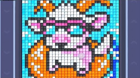 Pixel Flow Level 376. Walkthrough Gameplay 