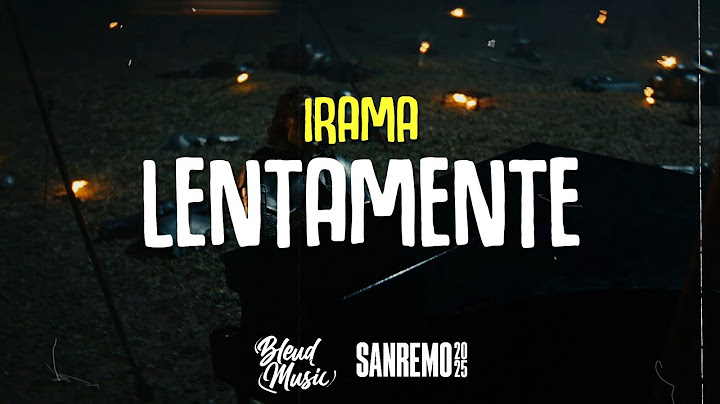 Irama - Lentamente (Testo/Lyrics) [Sanremo 2025]