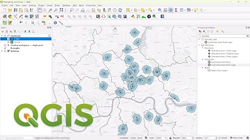 Isochrones in QGIS🗺️(In 1 Minute)🚶🏼‍♀️🚗