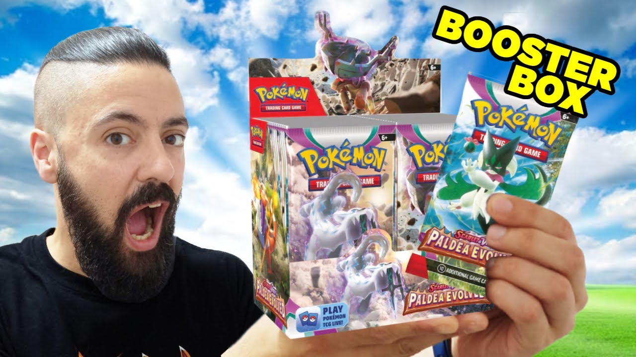 ABRO LA BOOSTER BOX DE 36 SOBRES DE EVOLUCIONES EN PALDEA (PALDEA EVOLVED) - CARTAS POKEMON 2023